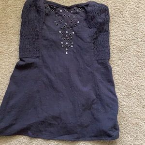 Free People strapless top